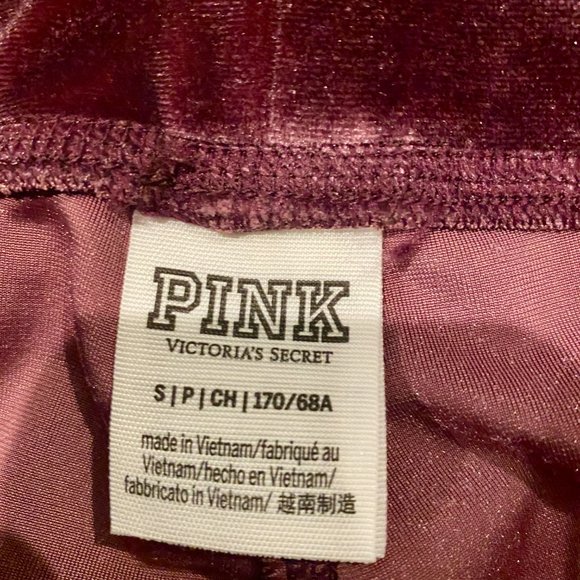Victoria Secret PINK Crushed Velvet Leggings - Picture 5 of 5